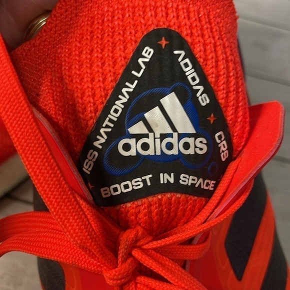 Adidas ISS National Lab CRS Ultra Boost in Space Orange and Boost Blue Sneakers - Picture 9 of 12